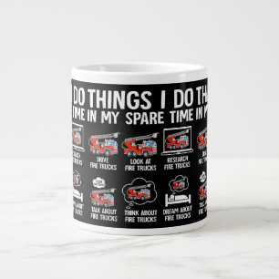 Dinge, die ich in meiner Freizeit mache Feuerwehra Jumbo-Tasse
