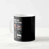 Dinge, die ich in meiner Freizeit mache Häkeln Str Kaffeetasse (Vorderseite Links)