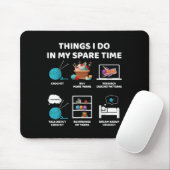 Dinge, die ich in meiner Freizeit mache Häkeln Str Mousepad (Mit Mouse)