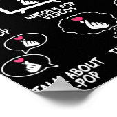 Dinge, die ich in meiner Freizeit mache Kpop Music Poster (Ecke)