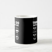 Dinge, die ich in meiner Freizeit mache Lacrosse Kaffeetasse (Mittel)