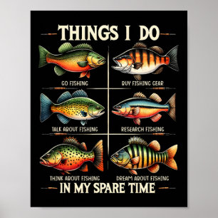 Dinge, die ich in meiner Freizeit mache Lustig Ang Poster