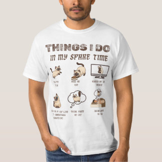 Dinge, die ich in meiner Freizeit mache Lustige Ka T-Shirt