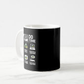 Dinge, die ich in meiner Freizeit mache - Lustige  Kaffeetasse (Vorderseite Links)