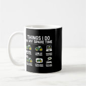 Dinge, die ich in meiner Freizeit mache - Lustige  Kaffeetasse (Links)
