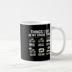 Dinge, die ich in meiner Freizeit mache - Lustige Kaffeetasse