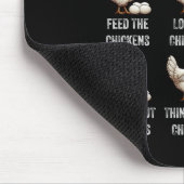Dinge, die ich in meiner Freizeit mache Lustiger B Mousepad (Ecke)