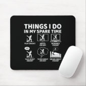 Dinge, die ich in meiner Freizeit mache Lustiger C Mousepad (Mit Mouse)