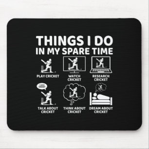 Dinge, die ich in meiner Freizeit mache Lustiger C Mousepad