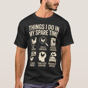 Dinge, die ich in meiner Freizeit mache Lustiger H T-Shirt