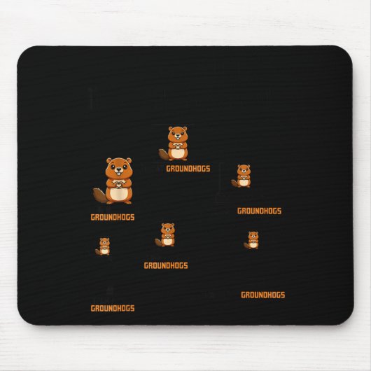 Dinge, die ich in meiner Freizeit mache, lustiger Mousepad (Vorne)