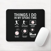 Dinge, die ich in meiner Freizeit mache, lustiger  Mousepad (Mit Mouse)