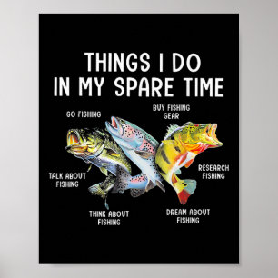Dinge, die ich in meiner Freizeit mache Lustiges A Poster