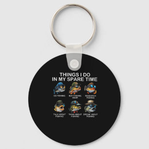 Dinge, die ich in meiner Freizeit mache, lustiges Schlüsselanhänger