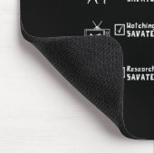 Dinge, die ich in meiner Freizeit mache, Savate-Tr Mousepad (Ecke)