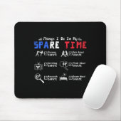 Dinge, die ich in meiner Freizeit mache, Savate-Tr Mousepad (Mit Mouse)
