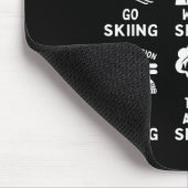 Dinge, die ich in meiner Freizeit mache Skifahren Mousepad (Ecke)