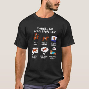 Dinge, die ich in meiner Freizeit machen, denken S T-Shirt