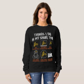 Dinge, die ich in meiner Freizeit mit dem Mountain Sweatshirt (Vorne ganz)