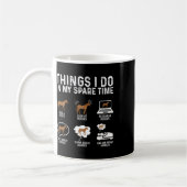 Dinge, die ich in meiner Freizeit Pferdereiten mac Kaffeetasse (Links)