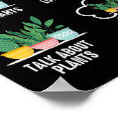 Dinge, die ich in meiner Freizeit-Pflanze tue Poster (Ecke)