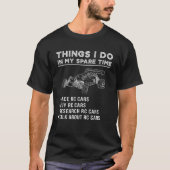 Dinge, die ich in meiner Freizeit Rc-Car Forschung T-Shirt (Vorderseite)