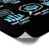 Dinge, die ich in meiner Freizeit Schach Funny Sch Poster (Ecke)