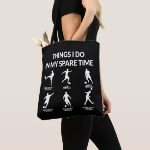 Dinge, die ich in meiner Freizeit Spaß Fußball Fuß Tasche