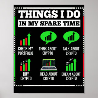 Dinge, die ich in meiner Freizeit Trading Crypto i Poster