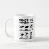 Dinge, die ich in meiner Freizeit tue Capybara Lus Kaffeetasse (Links)