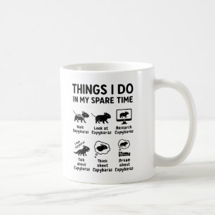 Dinge, die ich in meiner Freizeit tue Capybara Lus Kaffeetasse