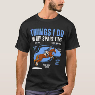 Dinge, die ich in meiner Freizeit tue, das sonnige T-Shirt