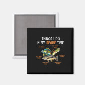 Dinge, die ich in meiner Freizeit tue, Dinge, die Magnet (Vorderseite/Rückseite)