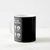 Dinge, die ich in meiner Freizeit tue Disc Golf Zu Kaffeetasse (Vorderseite Links)