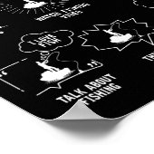 Dinge, die ich in meiner Freizeit tue Fischen von  Poster (Ecke)