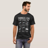 Dinge, die ich in meiner Freizeit tue, Flugzeuge l T-Shirt (Vorne ganz)