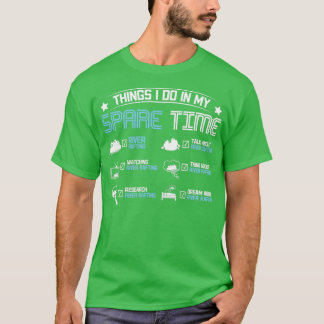 Dinge, die ich in meiner Freizeit tue Flussrafting T-Shirt