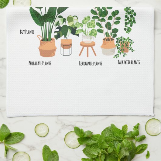 Dinge, die ich in meiner Freizeit tue - Gärtner, G Geschirrtuch (Gefaltet)