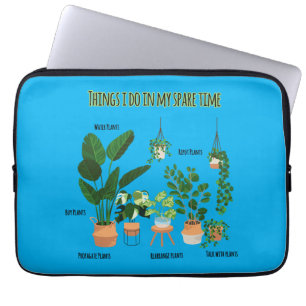 Dinge, die ich in meiner Freizeit tue - Gärtner, G Laptopschutzhülle
