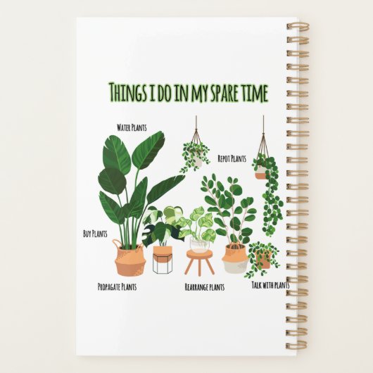 Dinge, die ich in meiner Freizeit tue - Gärtner, G Planer (Rückseite)