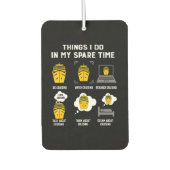 Dinge, die ich in meiner Freizeit tue, gehen Sie s Autolufterfrischer (Vorderseite)