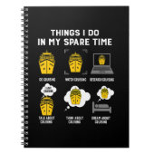 Dinge, die ich in meiner Freizeit tue, gehen Sie s Notizblock (Vorderseite)