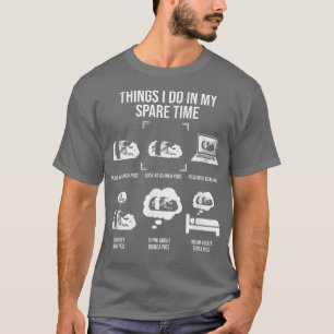 Dinge, die ich in meiner Freizeit tue, Guinea Pig T-Shirt