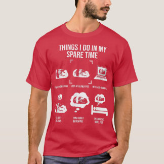 Dinge, die ich in meiner Freizeit tue, Guinea Pig T-Shirt