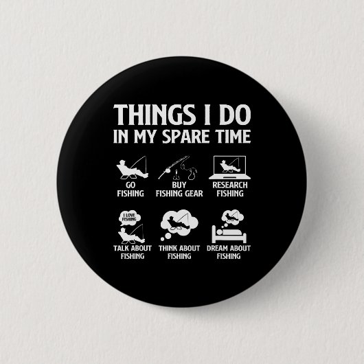 Dinge, die ich in meiner Freizeit tue, Jungs jagen Button (Vorderseite)