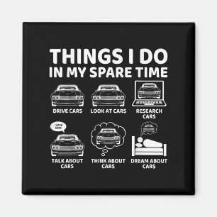 Dinge, die ich in meiner Freizeit tue, lustige Aut Magnet