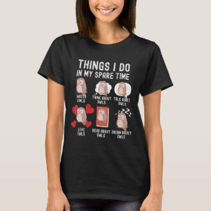 Dinge, die ich in meiner Freizeit tue, lustige Eie T-Shirt