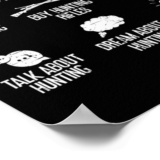 Dinge, die ich in meiner Freizeit tue, lustige Hir Poster (Ecke)