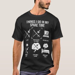 Dinge, die ich in meiner Freizeit tue, lustige Lar T-Shirt