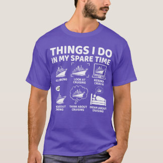 Dinge, die ich in meiner Freizeit tue Lustiges Kre T-Shirt